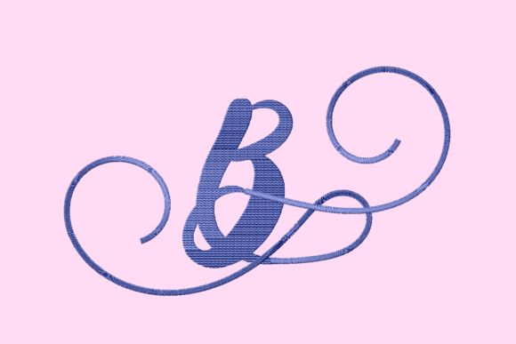 B Font Monogram Winter Embroidery Review
