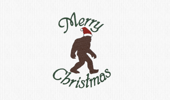 Bigfoot Merry Christmas Embroidery Review