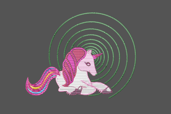 Cool Unicorn Sitting Down Embroidery Review