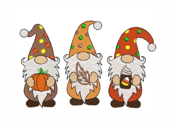 Fall Gnomies Embroidery Design Review