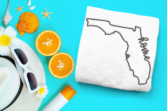 Florida Home State Outline Embroidery Review