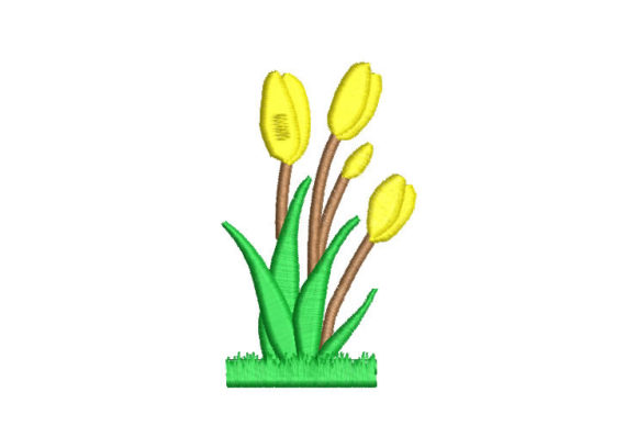 Flowers Tulips Embroidery Design Review