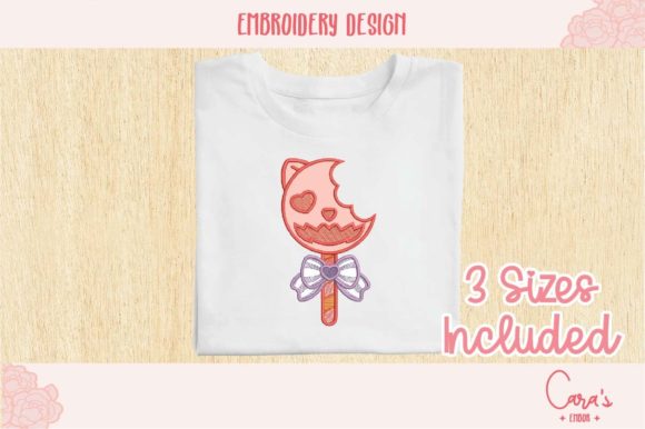 Halloween Lollipop Applique: A Sweet Embroidery Gem