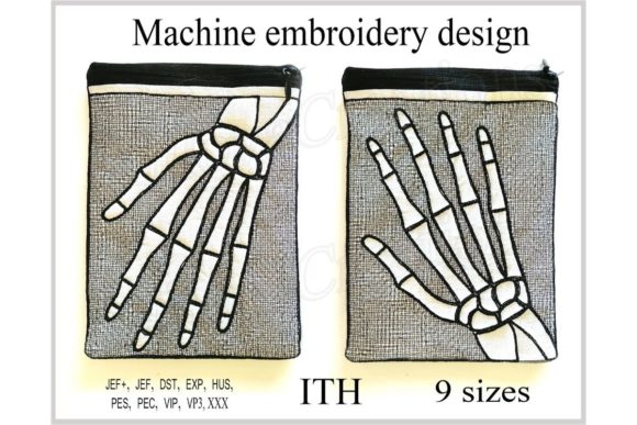In the Hoop Zippered Skeleton Arm Bag Review