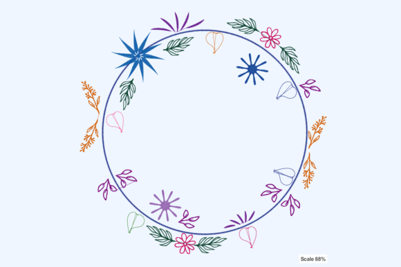 Winter Flower Wreath Embroidery Review